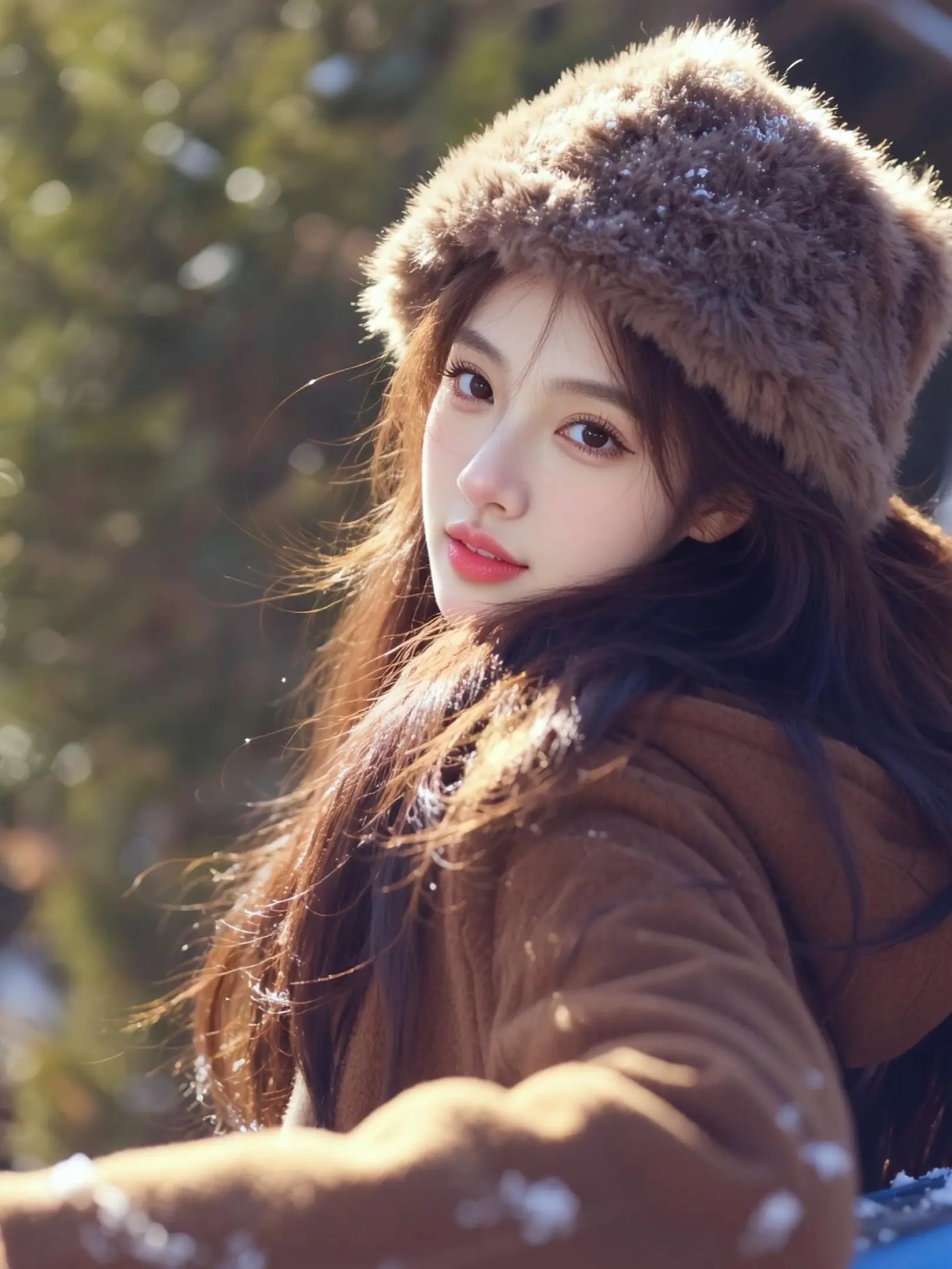 AI冬日逆光照 随变ai随便玩 ai创作 随变一拍都很夯 玩法合伙人计划