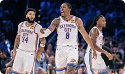 截止12月28号晚上，NBA联盟前8混合排名为:

联盟第一，西部第一雷霆，26