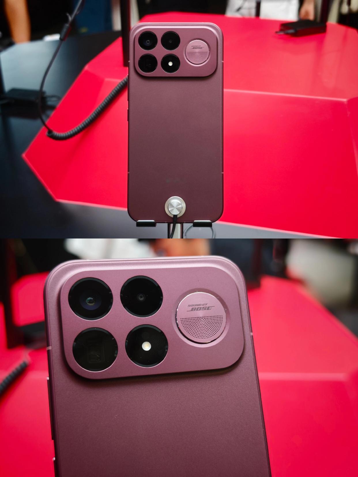 Redmi K100 Pro Max真机正式亮相了，该说不说这个红色（赤霞珠红）