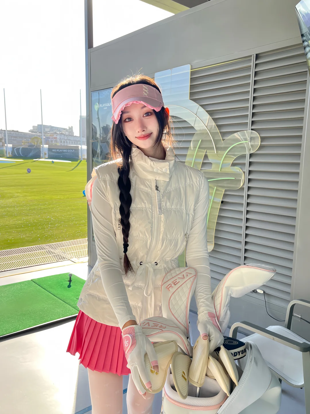 Golf OOTD⛳️🎀甜粉芭比