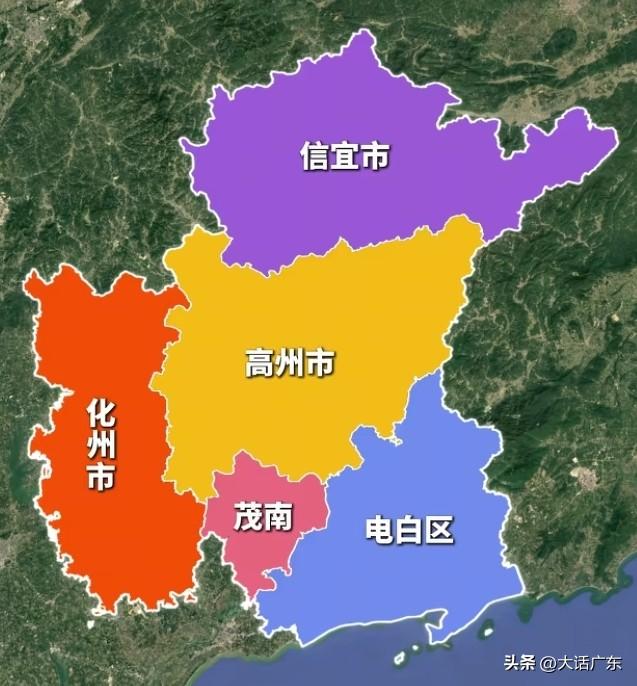 茂名是粤西的一座大城市，面积 1.1 万多平方公里，人口近 800 万，不过常住