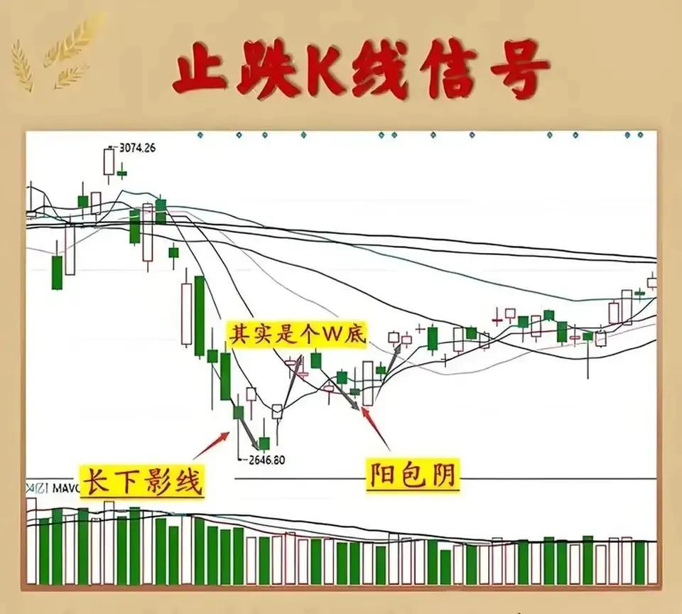 以下是关于“止跌K线信号”的综合分析总结：

“核心止跌信号类型”

- 长下影