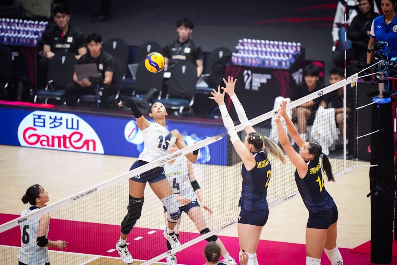 日本女排2-2乌克兰女排第四局技术统计总得分：26-24进攻：21-13拦网：2