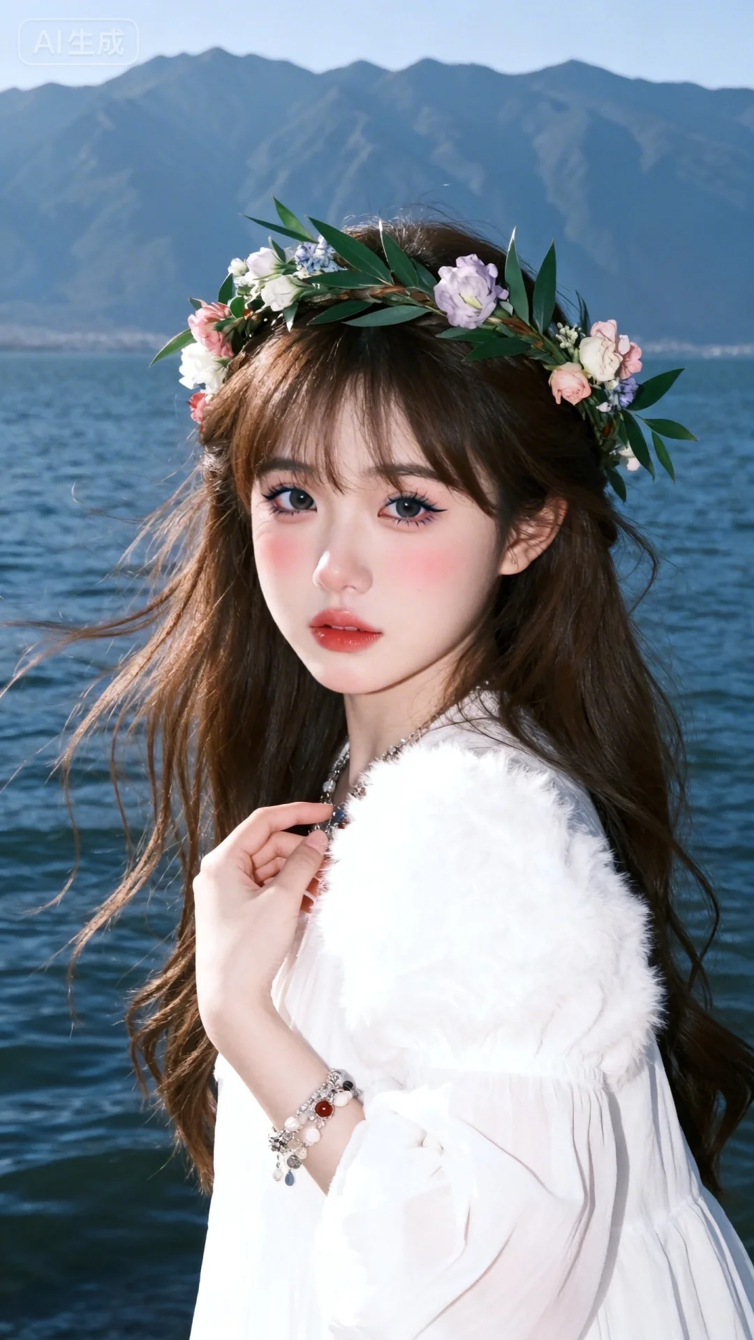 真人写真摄影风格，以日常快照的方式呈现，非专业打光与精心构图。画面主体...