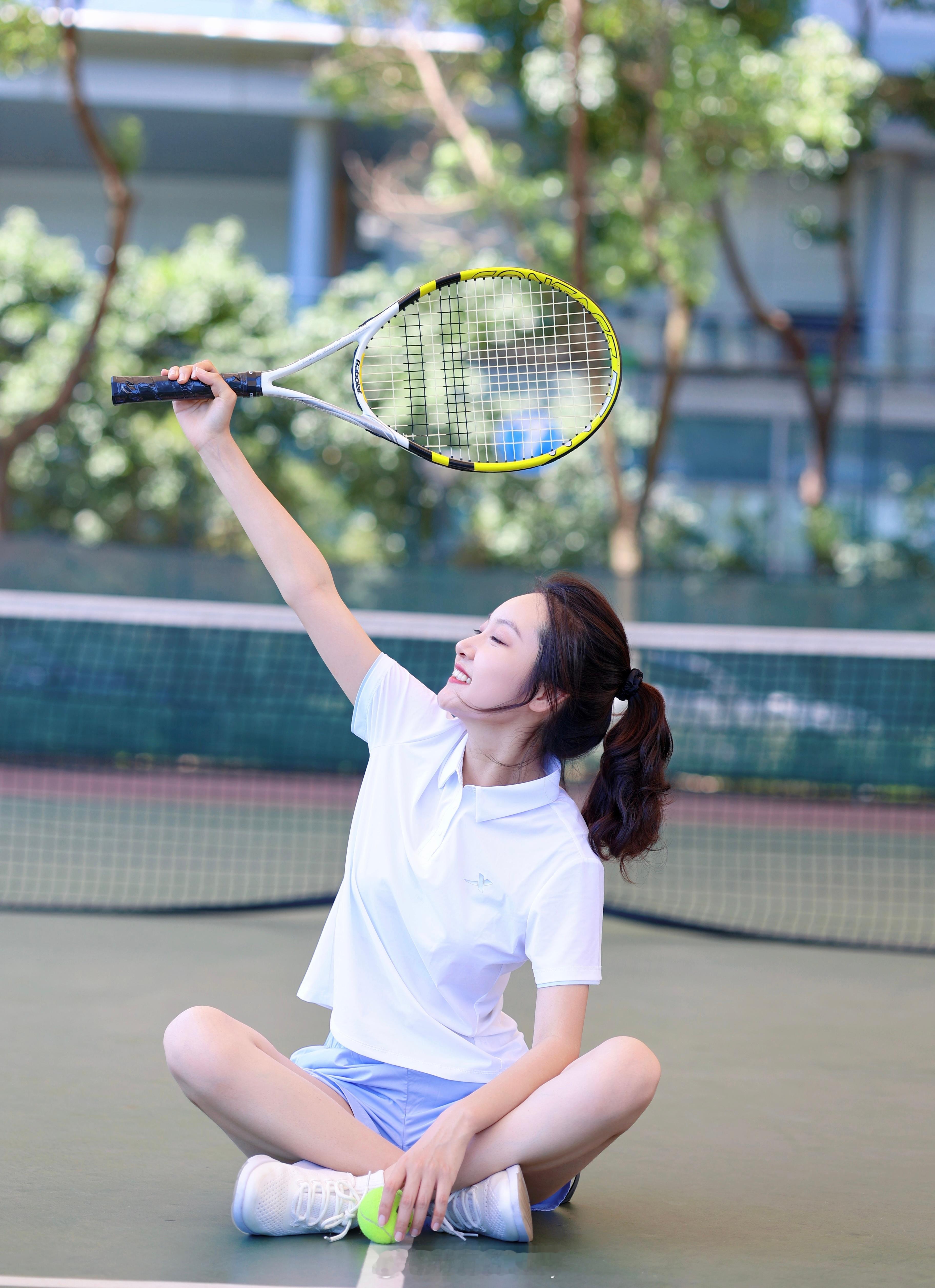 #人人运动家##动就一起# 🌟夏天一起打一场酣畅淋漓的网球吧！🌟运动的意义，