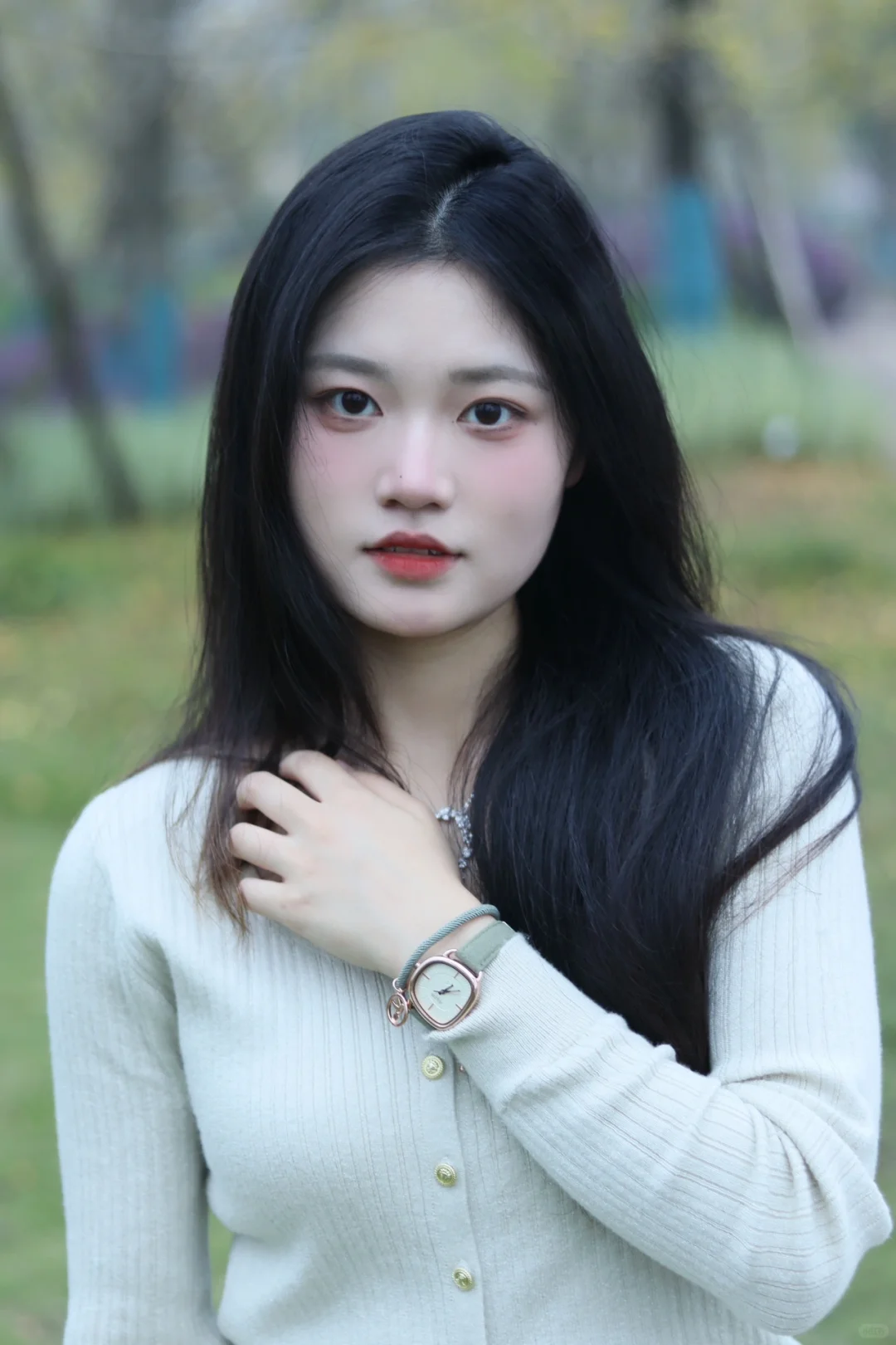 方圆脸 黑长直温柔又气质小秘诀！！⌚️