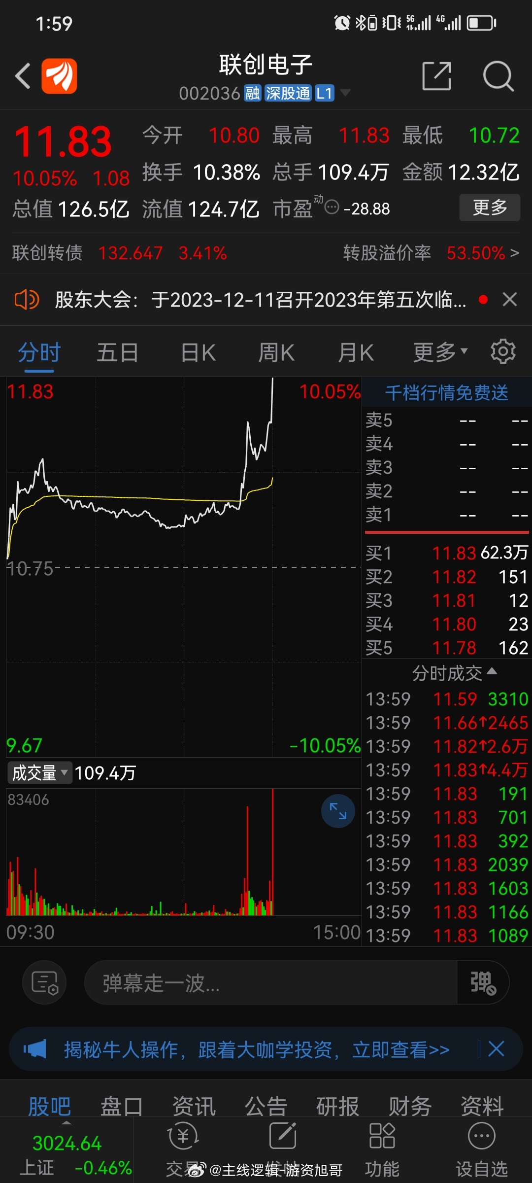 恭喜各位下午的布局短线涨停#A股[超话]# ​​​