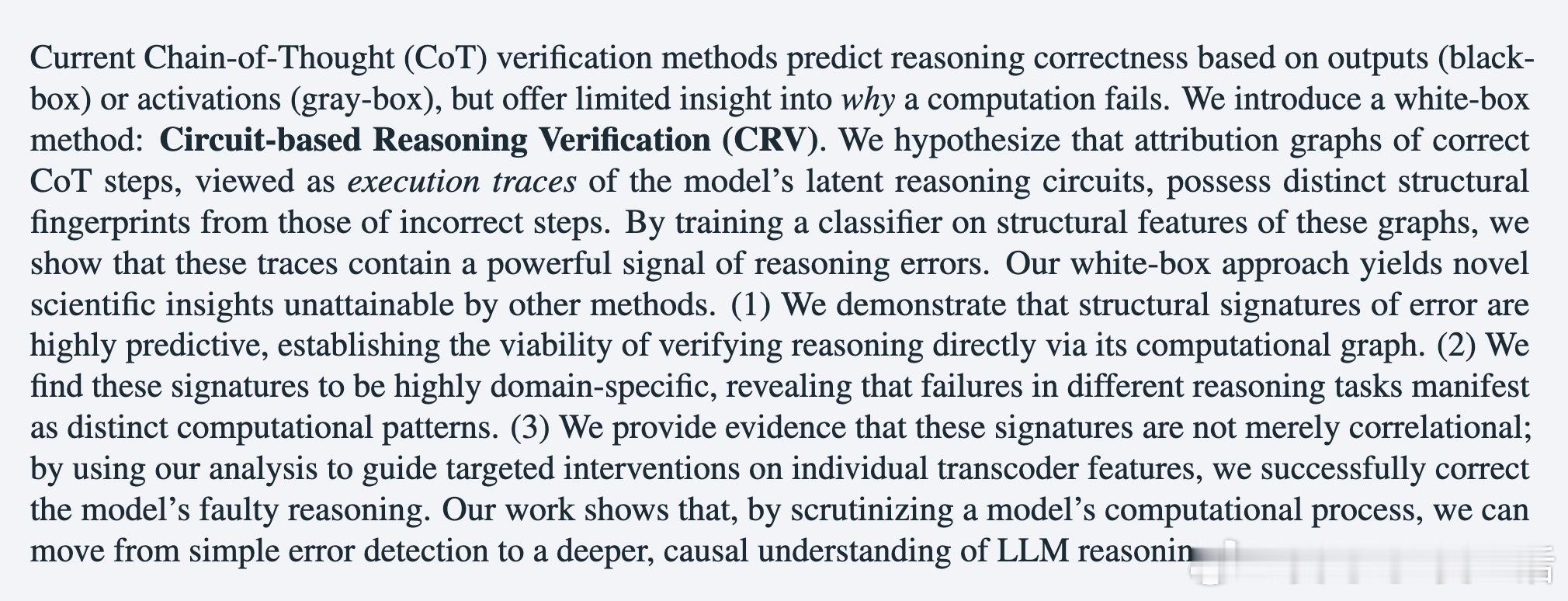 [CL]《Verifying Chain-of-Thought Reasonin