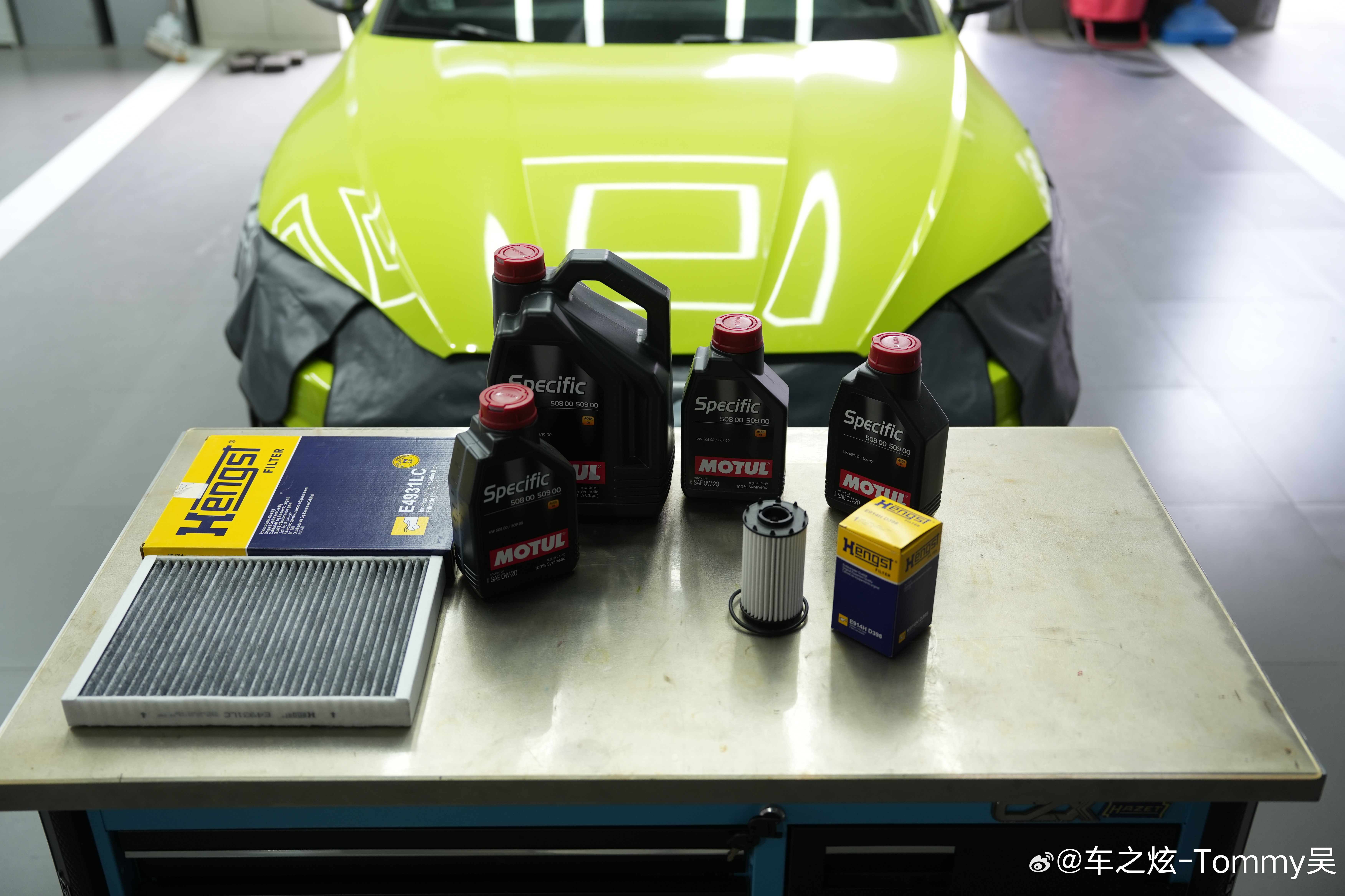 奥迪S5日常保养 Motul Specific 5W20机油 汉格斯特机油滤芯/