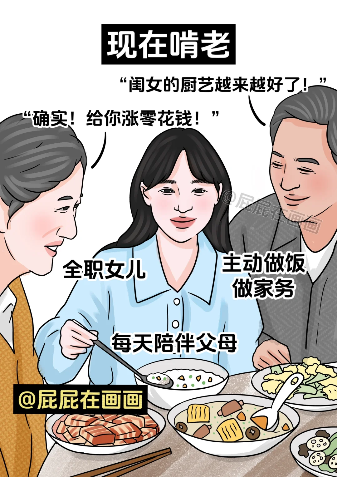 以前啃老vs现在啃老，真是观念变了
