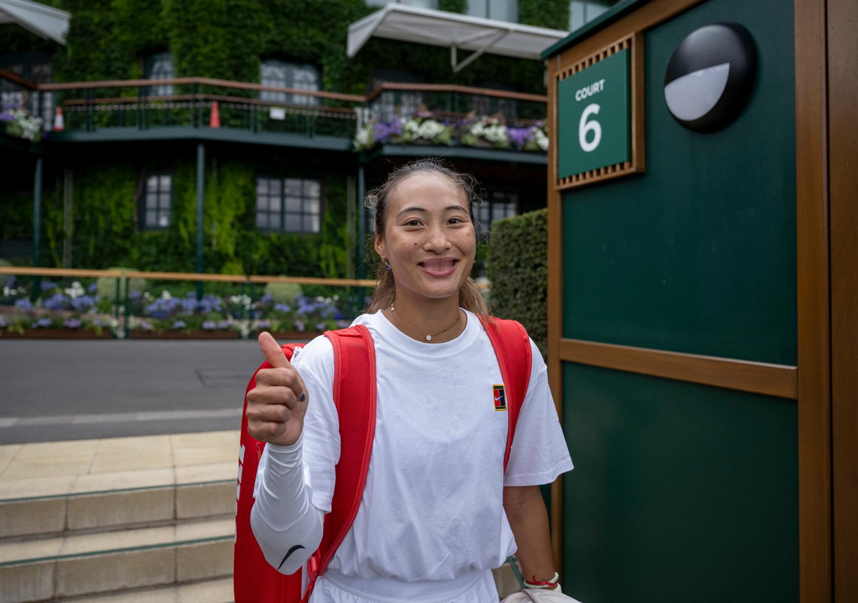🌞太阳当空照🏋️我去训练了🌱小温说早早早🎒今天你又背上大书包温网2025