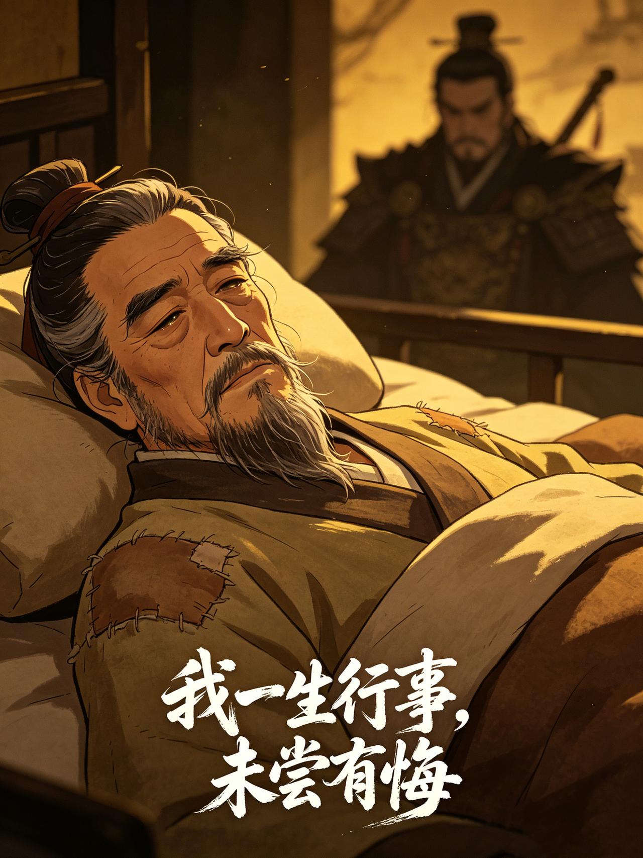 公元220年，洛阳。
一个老人在病床上闭上了眼睛。临死前，他把儿子叫到床前，说的