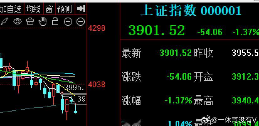 刚刚4000点保卫战又来3900保卫战了没完没了了，科技股调整后，就没一个板块扛