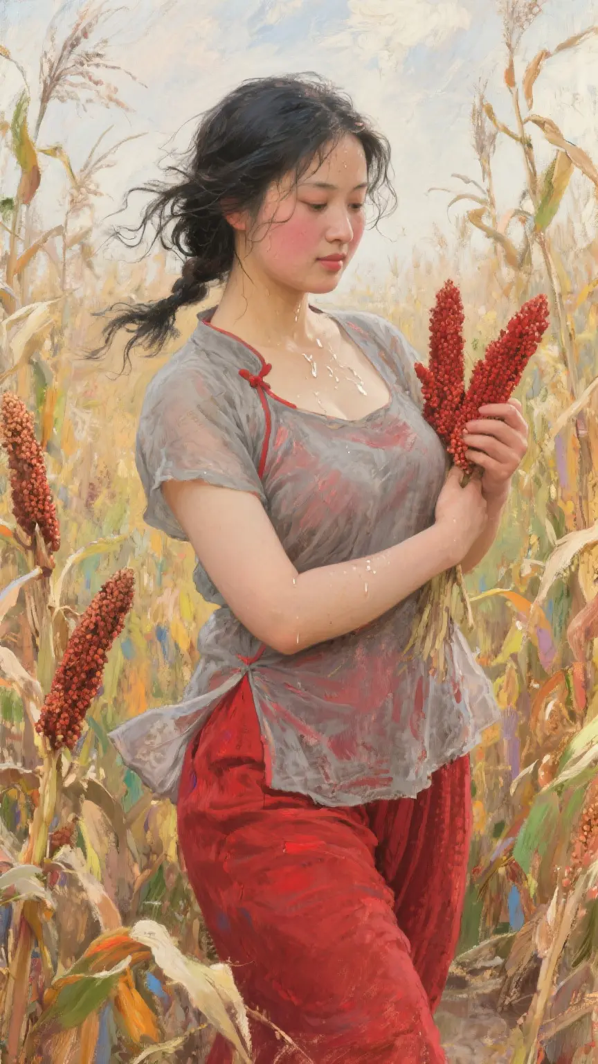 油画 抖出我的艺术 色彩静物