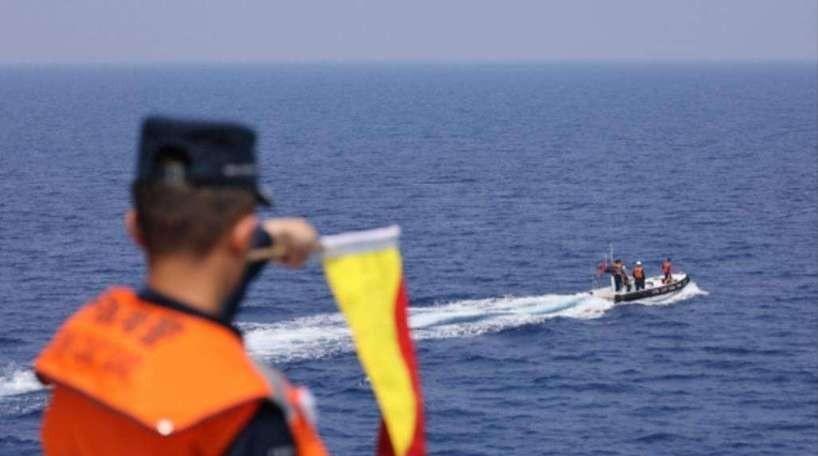 中国海警五年间动用舰艇55万艘次，把南海从"对峙现场"改成了"规则现场"。

这