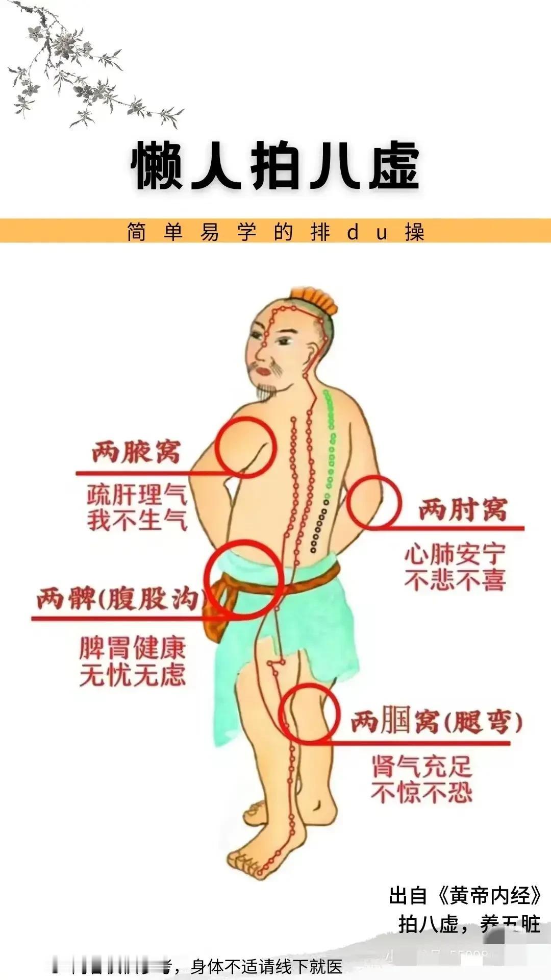 想要随时随地轻松排毒养生吗？今天给大家介绍一个简单易学的排毒操——拍八虚！

拍
