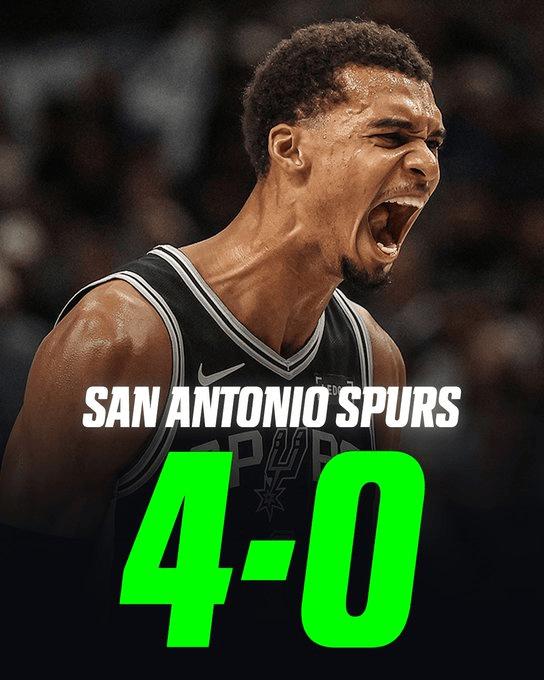 21 岁的文班亚马新赛季场均 31 分 13.8 篮板 2.8 助攻 1.5 抢