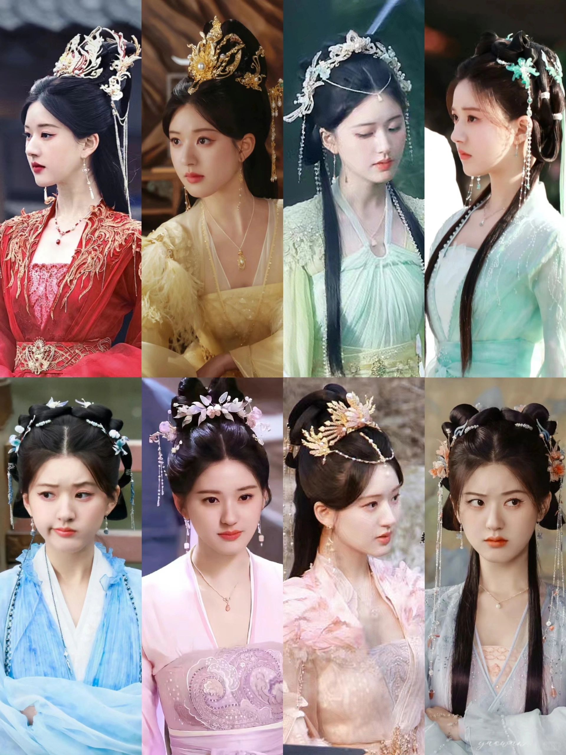 七彩阿音，阿音的衣橱好美呀