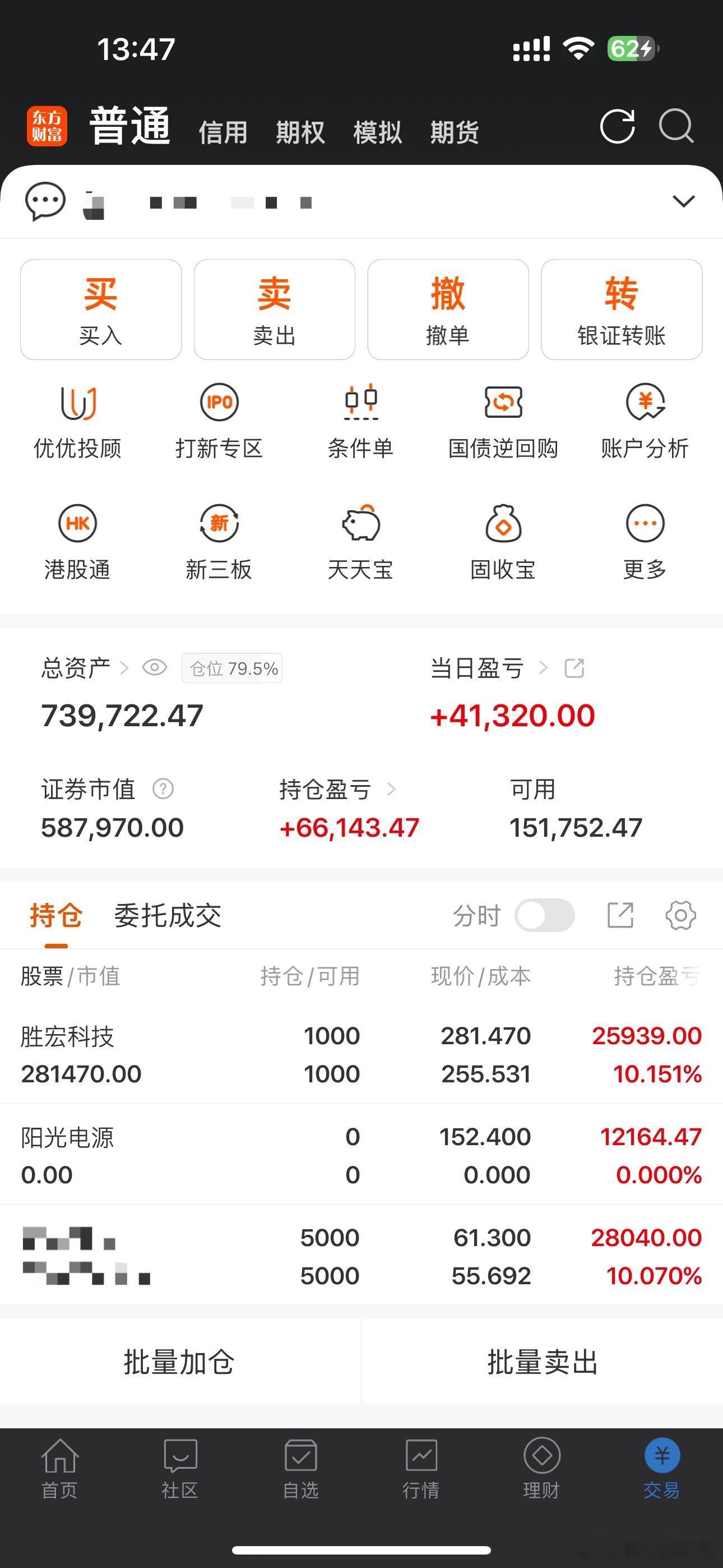 棉袄有着落了，$阳光电源 sz300274$ 10个点止盈，收盘就去shoppi