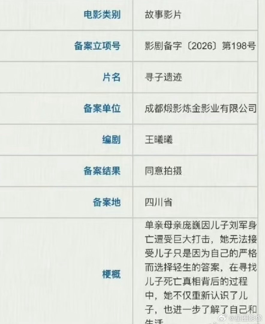 章子怡新电影武汉开机，演单身母亲，看简介是替逝去儿子寻找真相，但据说因为找不到合