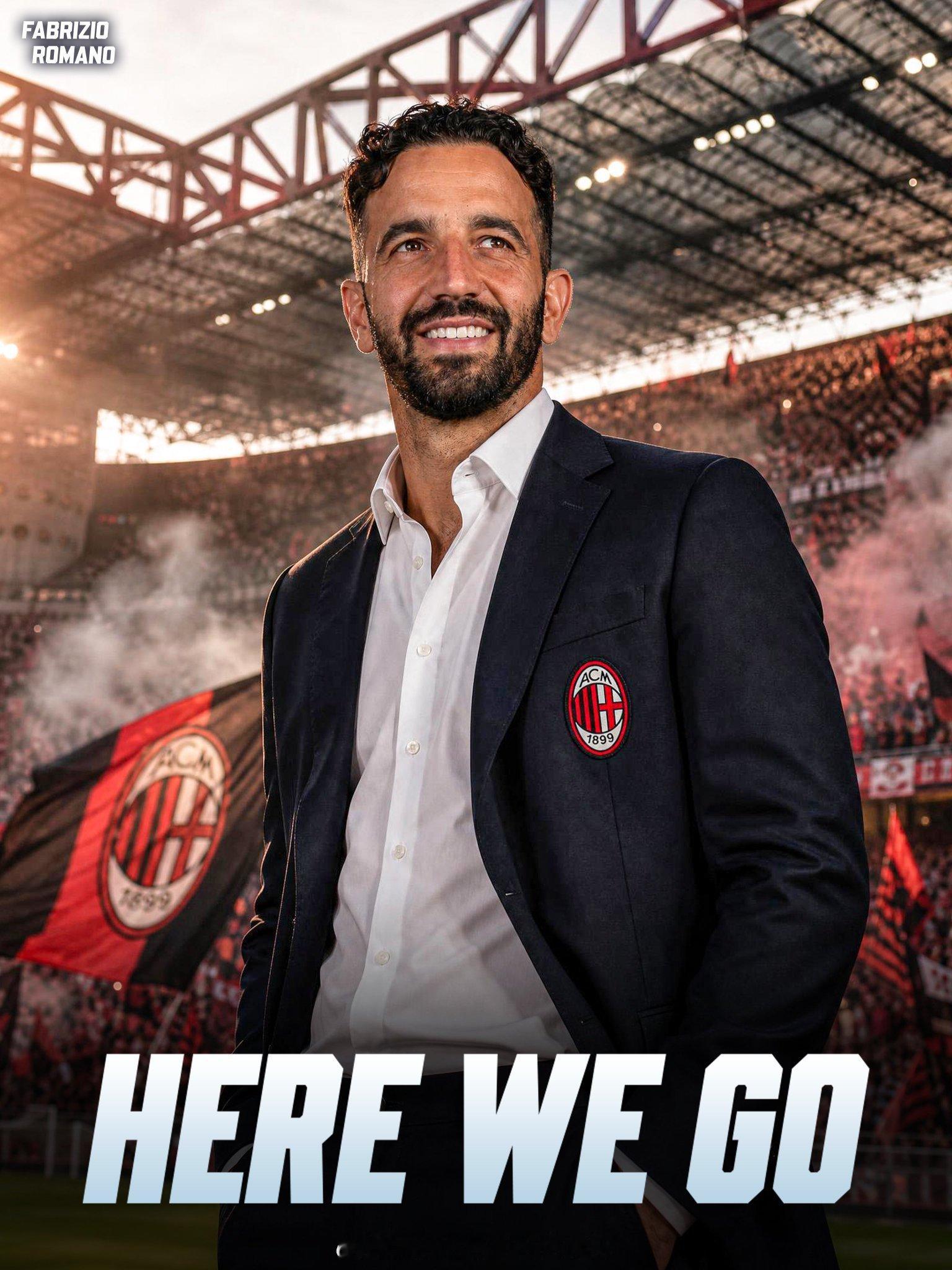🚨罗马诺突发消息🔴⚫️：阿莫林正式出任AC米兰新任主教练，敲定！🇵🇹双方