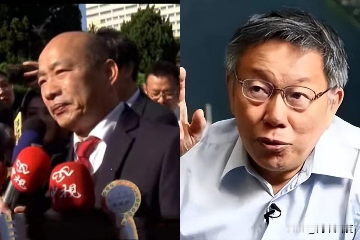 韩国瑜既要考虑蓝白合，更应布局蓝白战！让民众党泡沫化是韩国瑜肩负的使命！
绿白分
