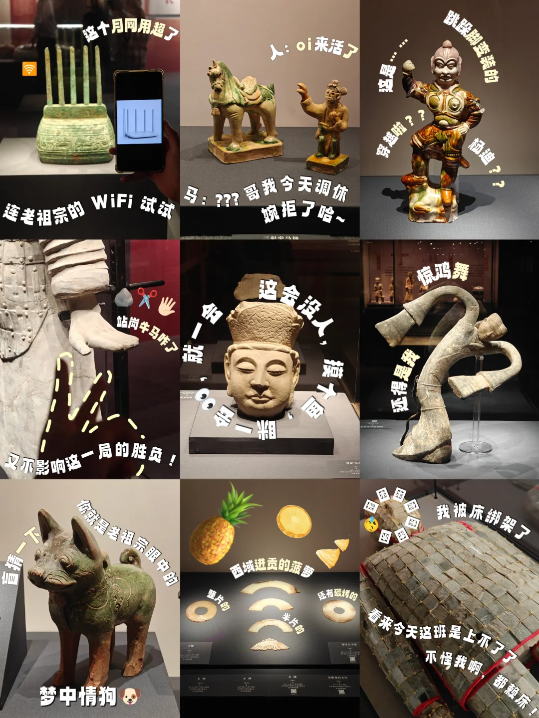 笑活了！福建博物院显眼包的精神状态💯