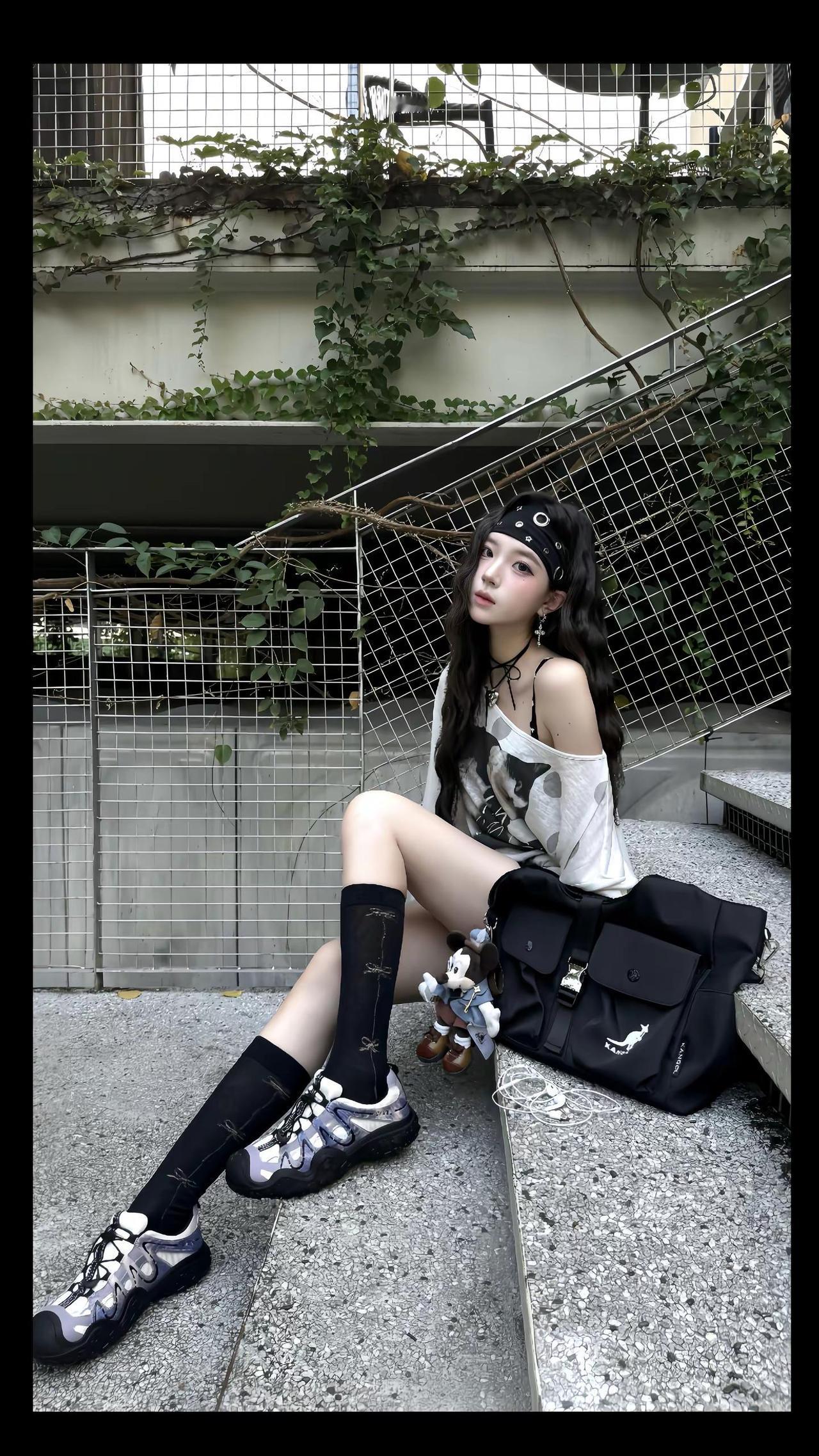 ㅎㅇ…🖤🤍ins 韩女拍照 韩系辣妹