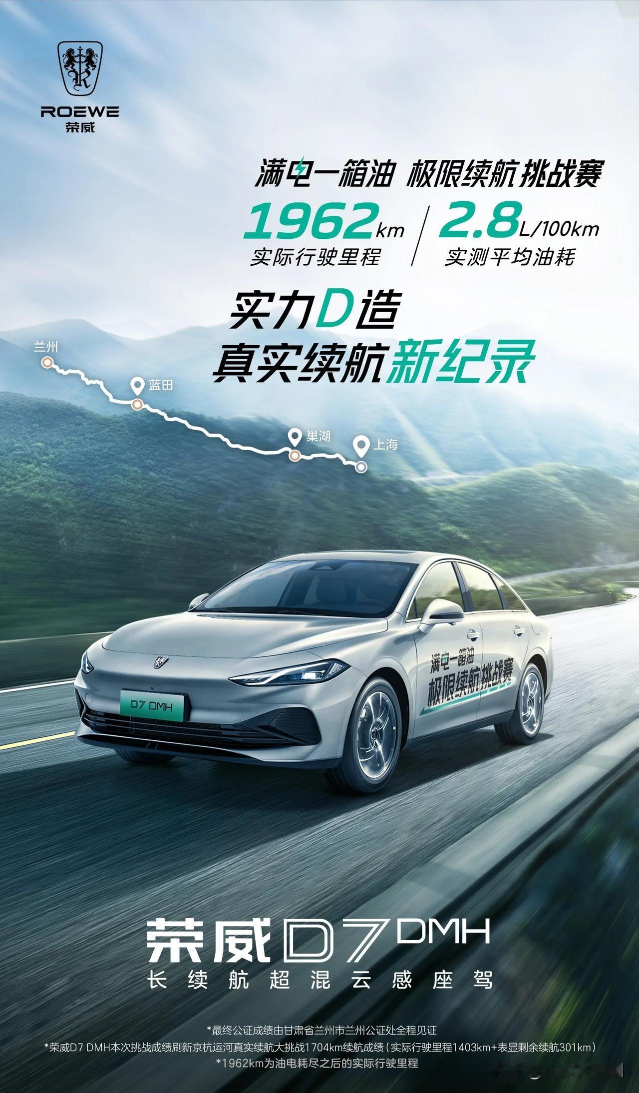 插混的下一阶段会是“卷”续航吗？#荣威挑战2000KM极限续航#，近日，“10万