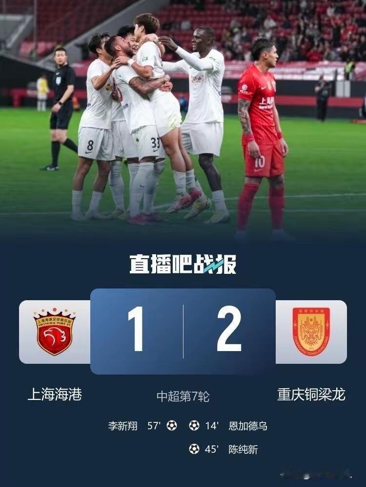 都说海港瘦死的骆驼比重庆黑马大，但刘建业对此坚决说不！

一方面，中超看外援，海