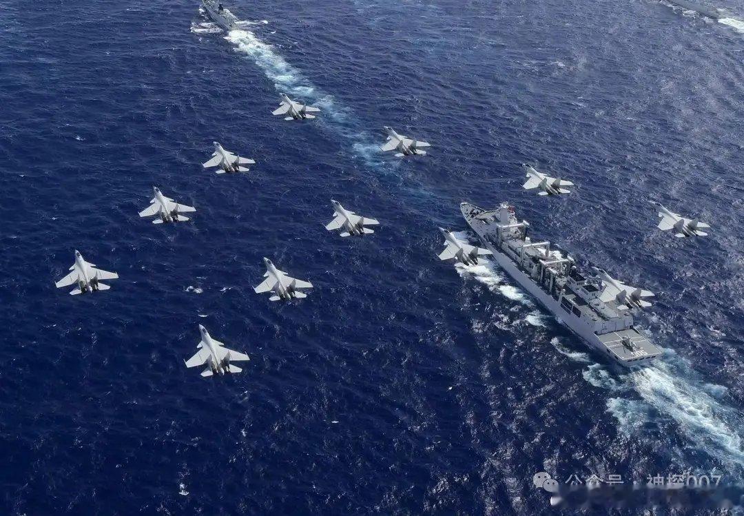 【中国一万亿美元和一百艘战舰同框亮相，西方开始反思了】当一万亿美元的顺差震动世界