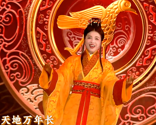 拜拜上春晚的妈祖🙏🏻新的一年天后保佑你幸福安康，财源滚滚，红红火火！！🎊?