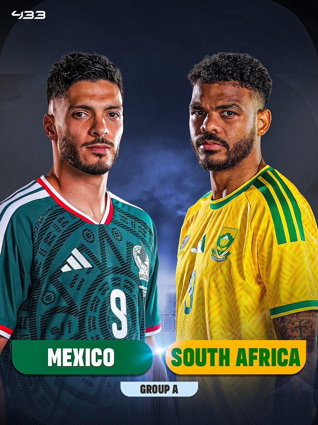 来了来了它来了！美洲墨世界杯墨西哥🇲🇽对阵南非🇿🇦

要知道16年前，墨