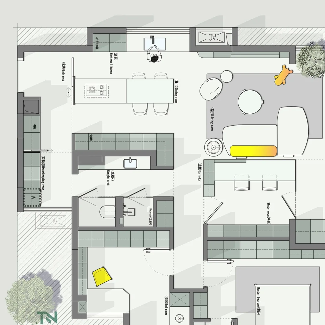 户型优化｜102平小三房的升级优化｜三版方案