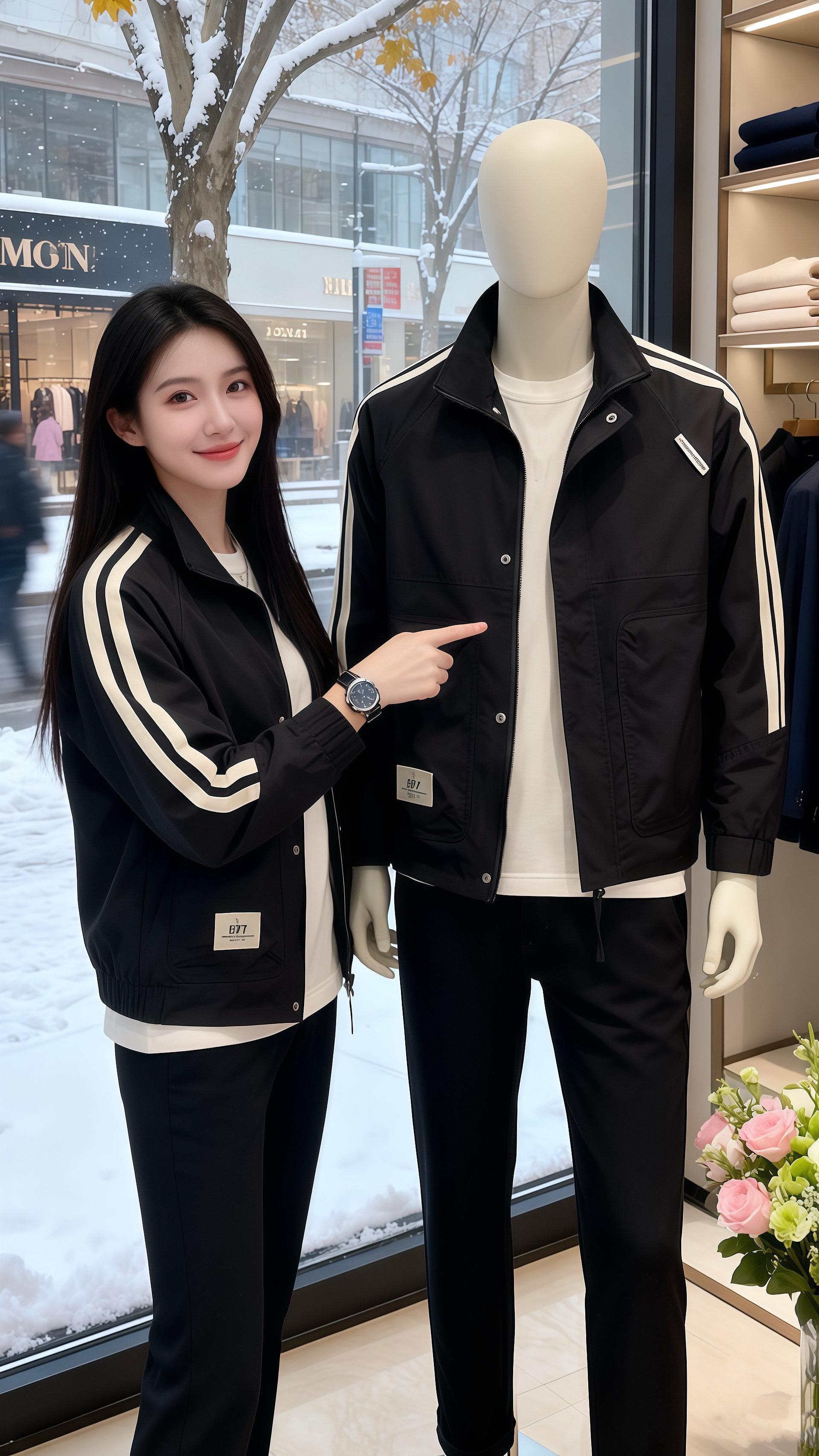 黑衫雪韵  北城的雪絮绕着玻璃窗，皓明推开咖啡店的门，一眼就看见许妍坐...