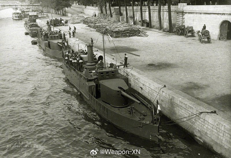 #每天认识一件兵器# 照片中的历史[超话]# 法国海军于1915年在一战期间建造