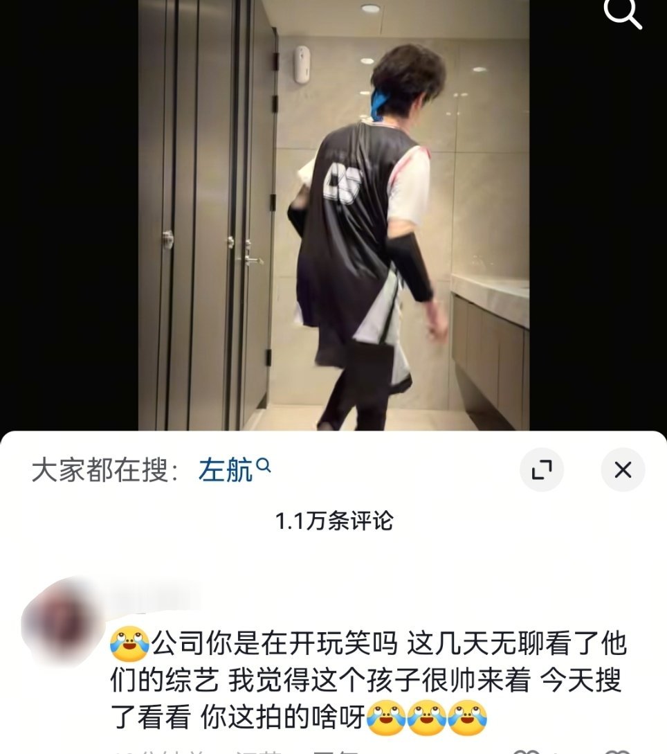 原来不是普通的敷衍，是故意放在综艺播出之后非常刻意非常恶毒的敷衍左航一路向海的少