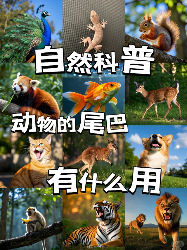 自然科普|动物的尾巴好神奇