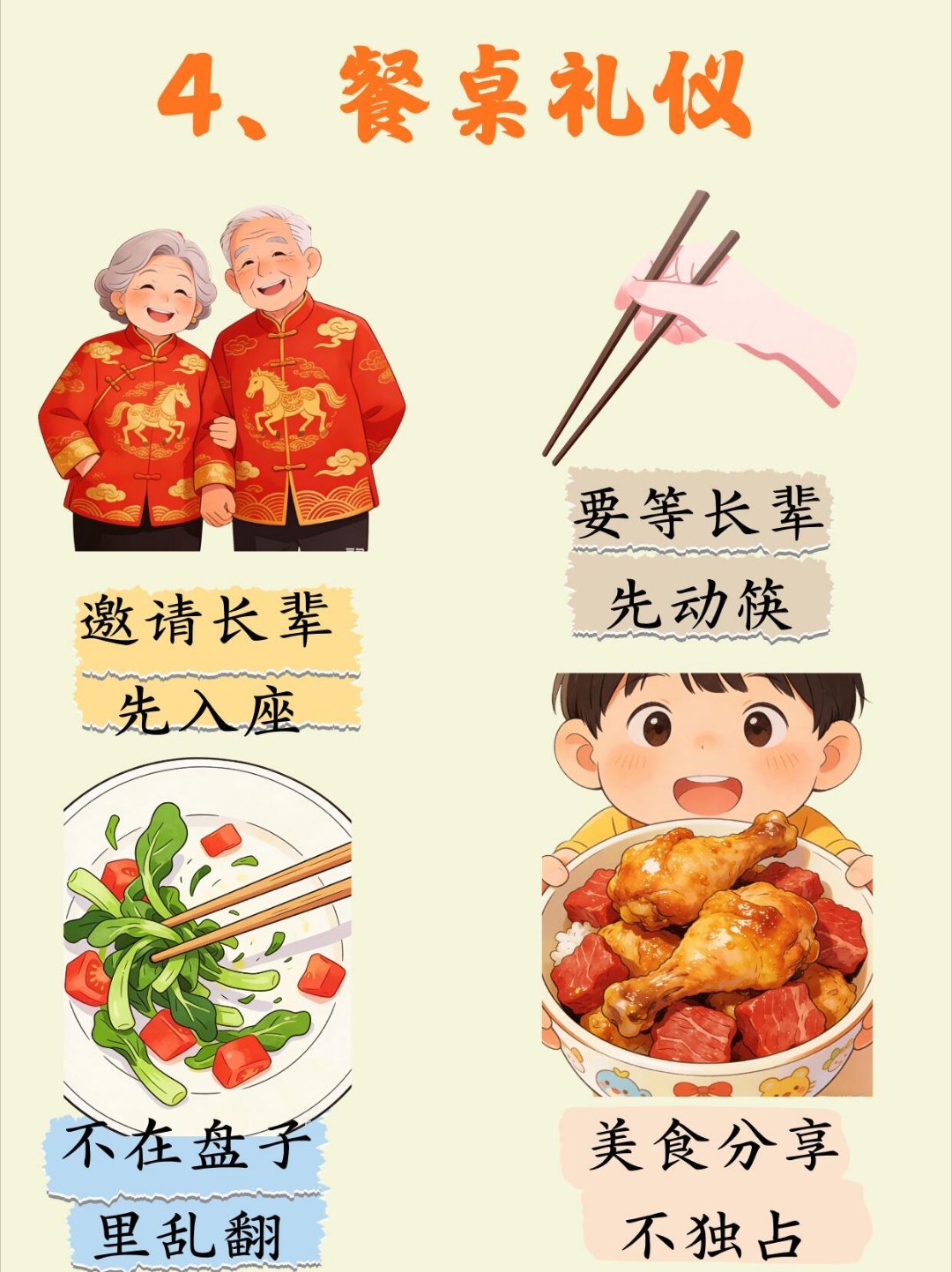 拜年祝福怎么发更特别 给娃讲拜年礼仪超简单：先说称呼，再夸句实在的（比如“爷爷的