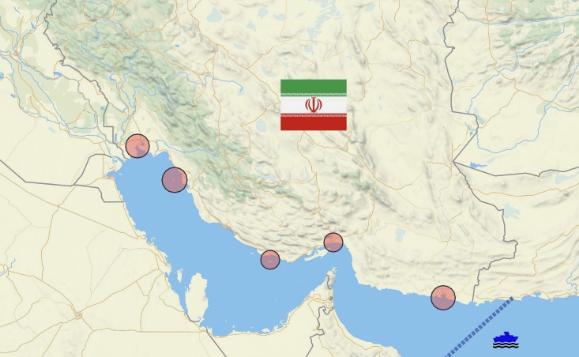 谁能想到，美军15艘顶级战舰气势汹汹地把伊朗5大港口堵了个水泄不通，全球都以为中