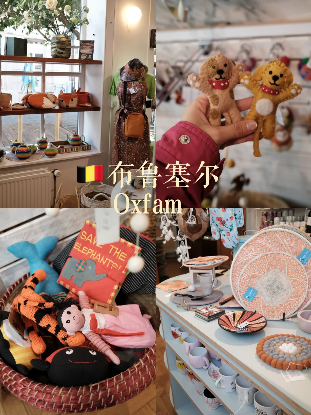 🇧🇪发现布鲁塞尔一家可爱的公益复古店