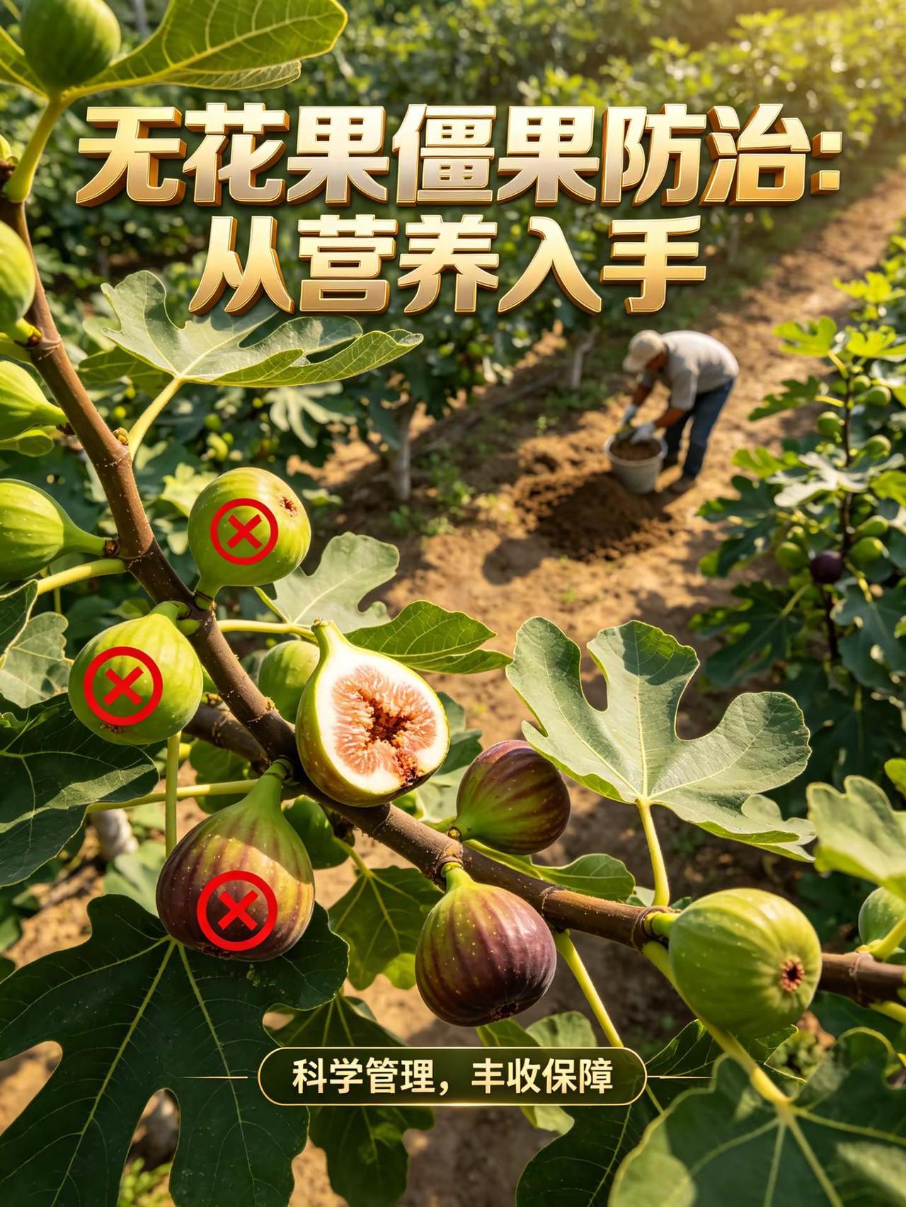 无花果僵果不可怕，营养不良才是根因！。无花果种植