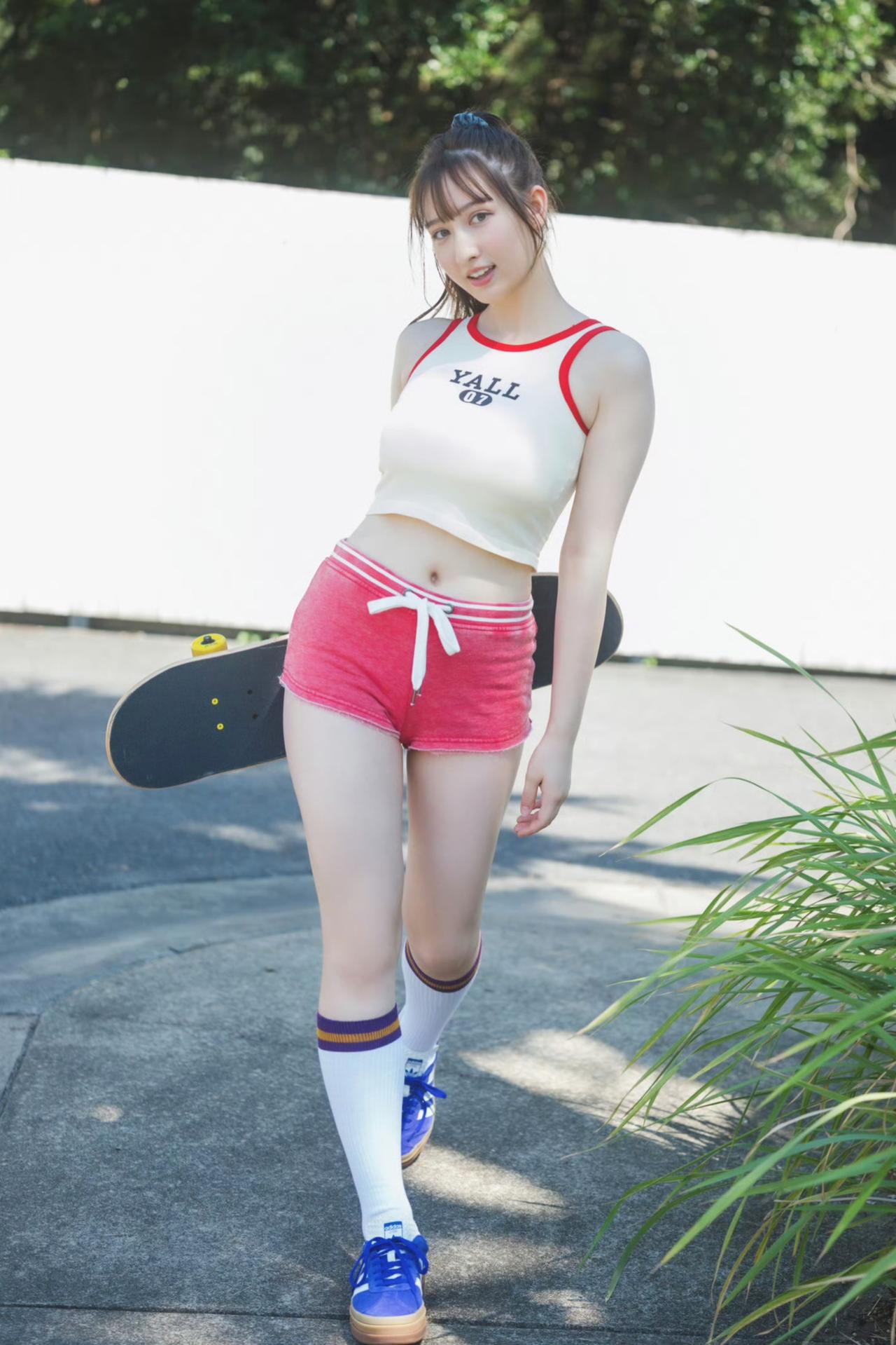 滑板女孩