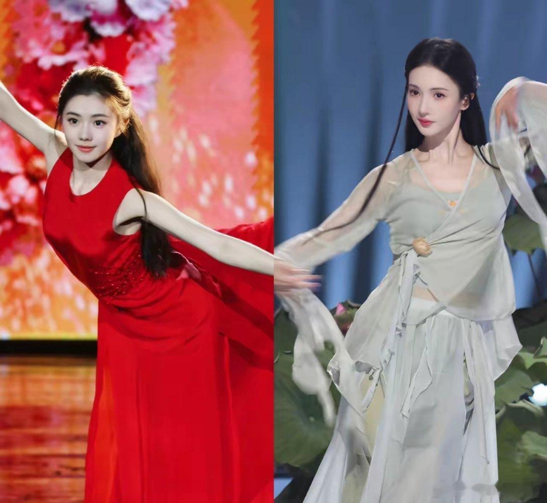 我问学舞蹈的闺蜜，刘浩存跟金晨谁在跳舞这块更牛一点?闺蜜沉默了一下说，那当然是金