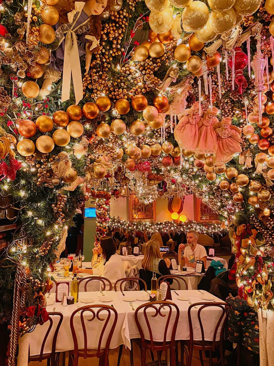 我愿称为纽约最美感圣诞餐厅🎄附民宿推荐！