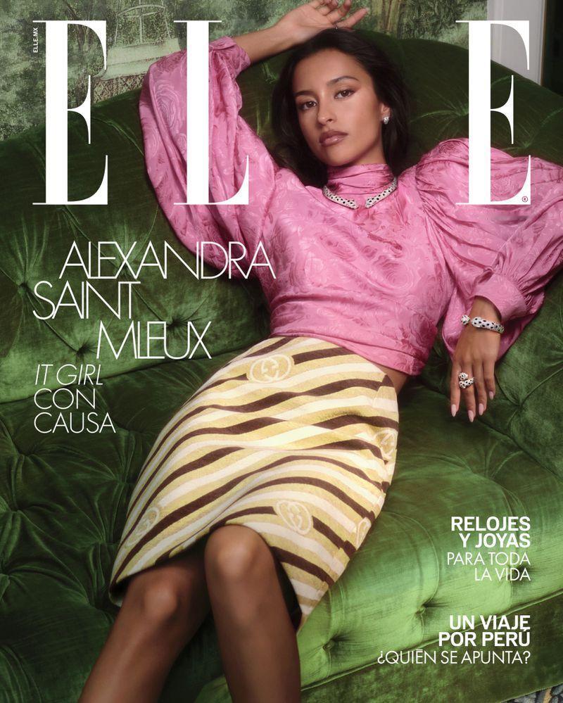 名媛💃🏻Alexandra Saint Mleux登上墨西哥版《ELLE》2