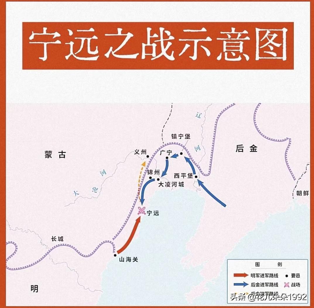 1626宁远之战：大明孤城硬刚八旗铁骑
1626年正月，努尔哈赤率后金大军直扑宁