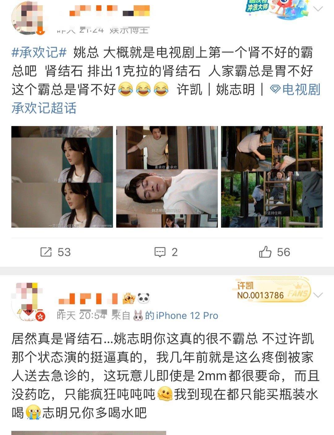 #许凯痛失性张力#许凯新剧痛失性张力，霸总可以有哮喘胃病，但肾结石我是第一次听说