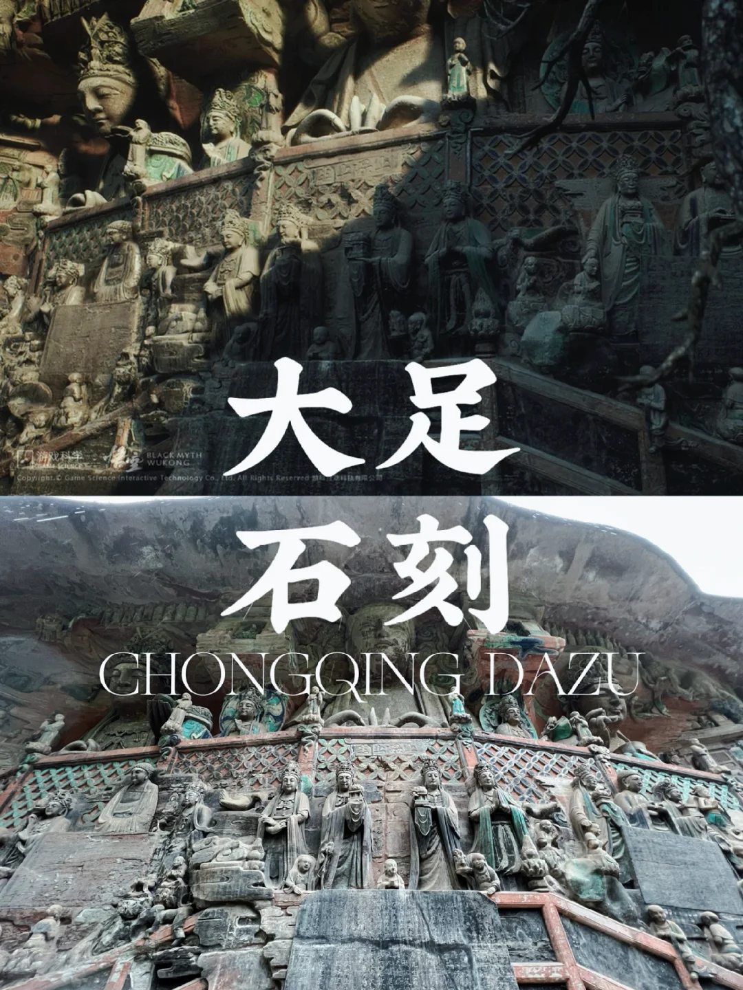 🐒重庆土著安利🐵黑神话悟空里的大足石刻