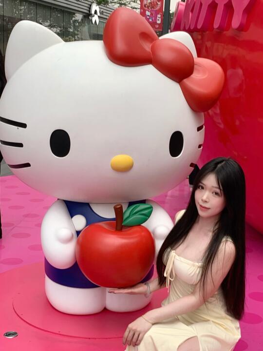 东莞💭⸝⸝ᵕ̈ 🍎🎀 排队和女明星合照了